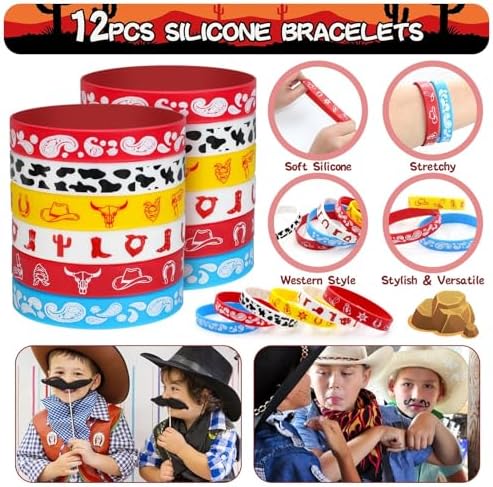 Western Cowboy Party Favors 72Pcs Multi-Item Kit