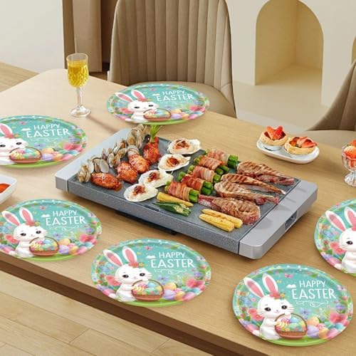 75 Pcs Easter Tableware Set for 25 Guests