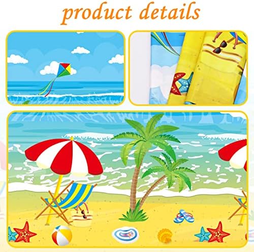 Summer Beach Tablecloth 3 Pack Hawaiian Party Decor