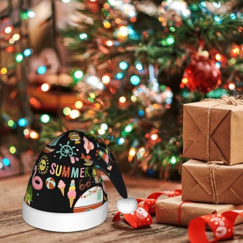 Hello Summer Santa Hat for Kids and Boys Girls