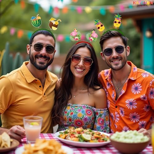 KatchOn Hawaiian Headbands Pack of 18