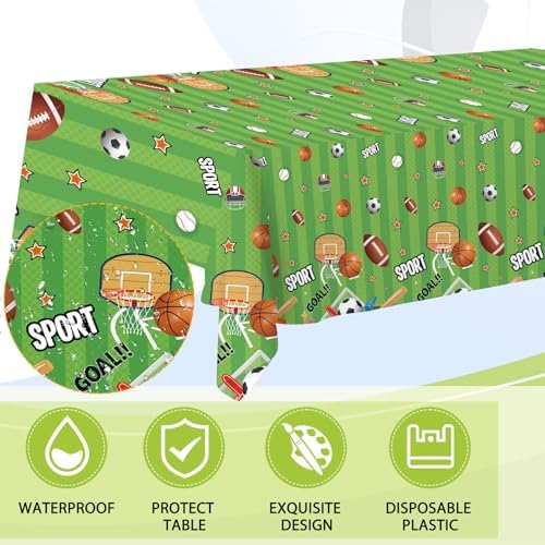 41Pcs Sports Themed Birthday Party Decorations Set
