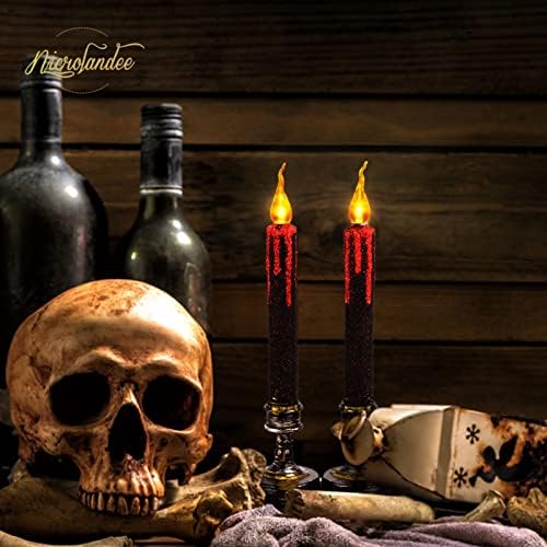 Nicrolandee Flameless Candles with Remote Control