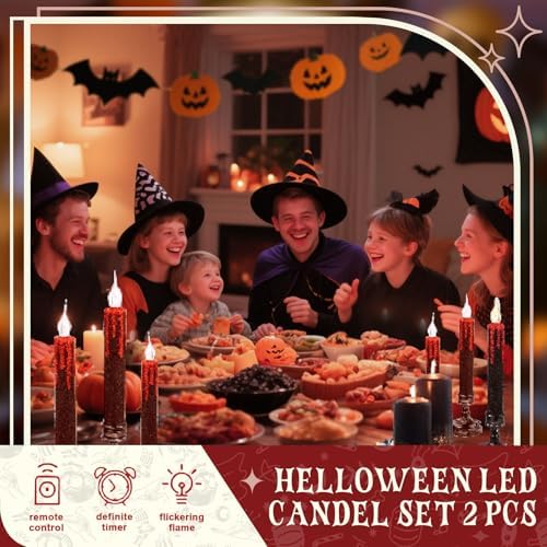 Nicrolandee Flameless Candles with Remote Control