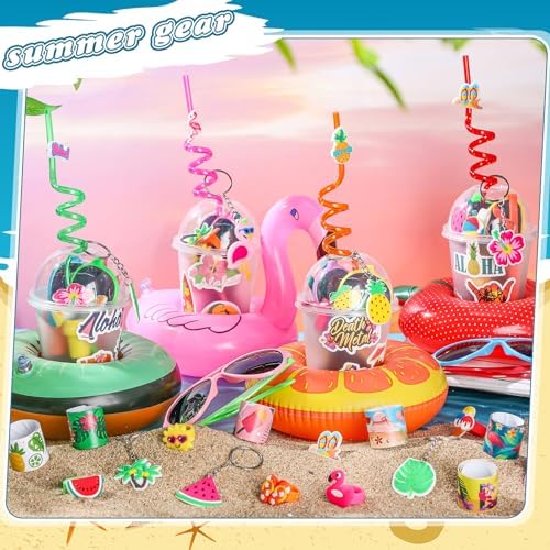 159 Pcs Hawaiian Luau Party Favors Set