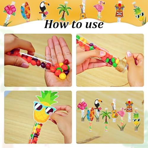 Cinrobiye 24 Pcs Tropical Party Favor Kit