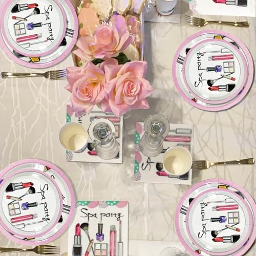 122pcs Spa Party Tableware Kit - 20 Guests