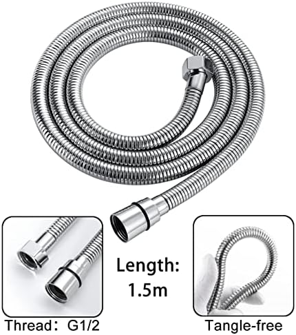 LMJYU Handheld Shower Head 2 in 1 High Pressure
