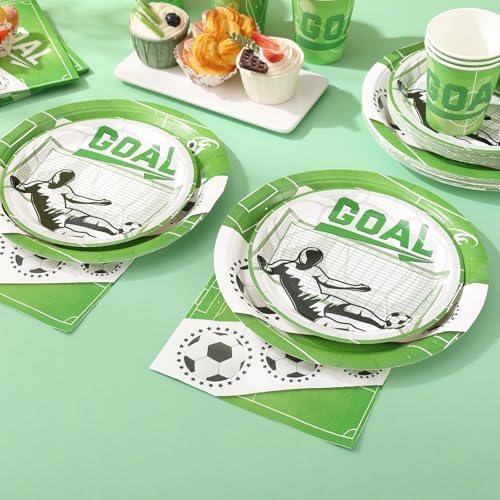 Soccer Birthday Party Decorations - 25 Guest Set