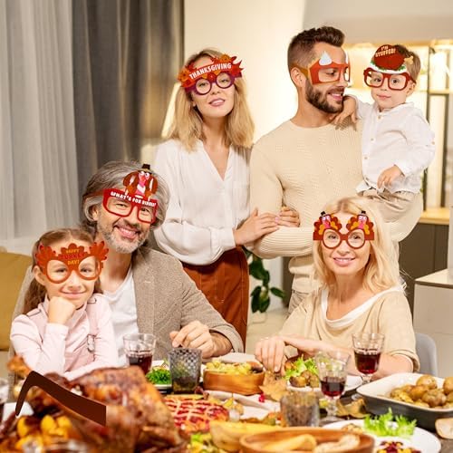 JOYIN Thanksgiving Turkey Eyeglasses 24 Pcs Set