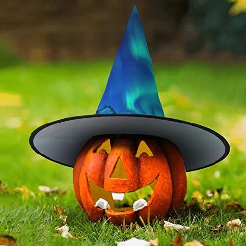Northern Lights Print Halloween Witch Hat for Party and Costume