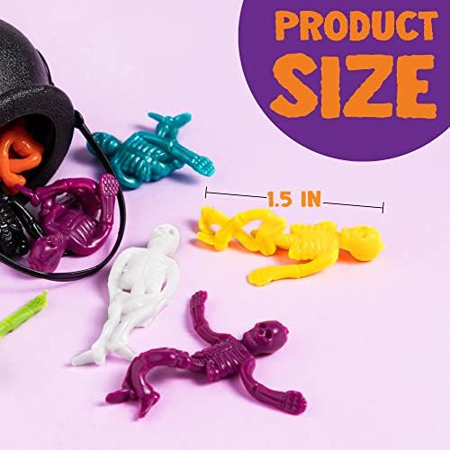 JOYIN Halloween Stretchy Skeletons 108PCS Pack