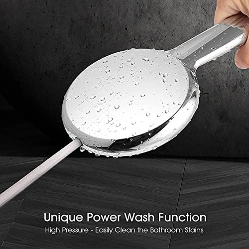 High Pressure Handheld Showerhead with 6 Spray Settings and 49ft Hose