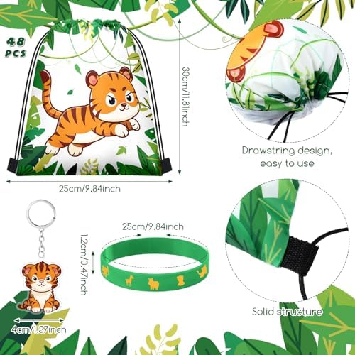Talltalk 48 Pcs Jungle Safari Party Favors Set