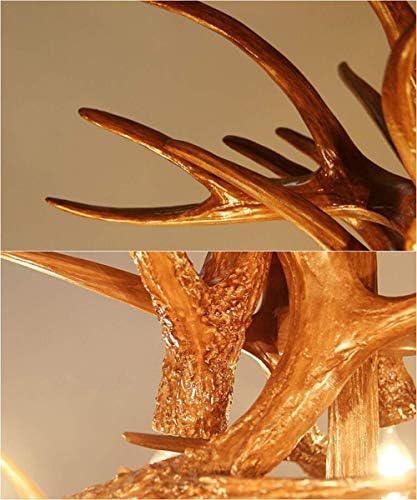 Rustic Antlers Chandelier 4 Light Farmhouse Decor