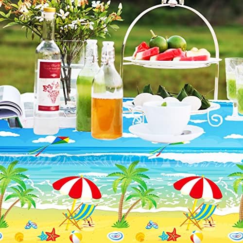 Summer Beach Tablecloth 3 Pack Hawaiian Party Decor