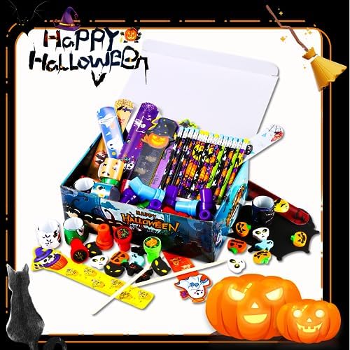 192Pcs Halloween Favors Stationery Gift Set