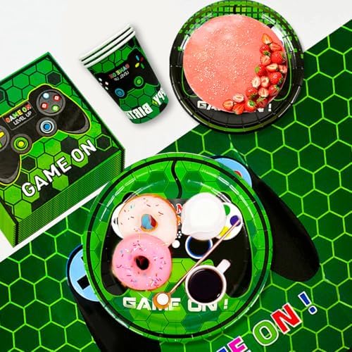 Gaming Birthday Party Supplies Set for 16 Guests