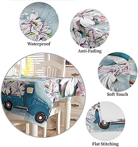 ZOE GARDEN Square Waterproof Tablecloth