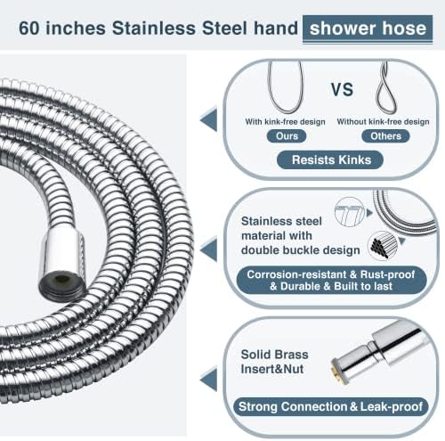 Bright Showers Adjustable Handheld Shower System
