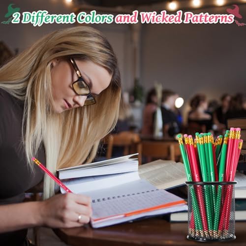 Tenceur 36 Pcs Wizard Themed Wooden Pencils