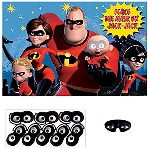 Disney Pixar Incredibles 2 Party Game Favor Pack