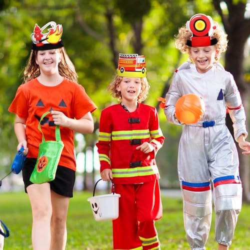 24 Pcs Fire Control Party Hats for Kids