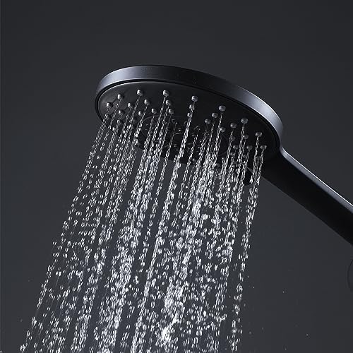 Matte Black Handheld Shower with 3 Functions 1