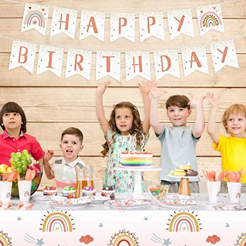 Hestya Boho Birthday Party Tableware Set 145 Pcs