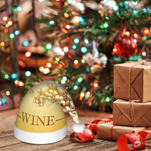 Salelf Bunch of Grapes Santa Hat for Kids