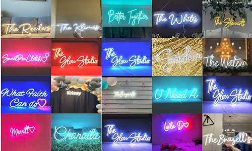 Custom Neon Sign for Birthday Wedding and Home Decor