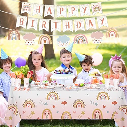 Hestya Boho Birthday Party Tableware Set 145 Pcs