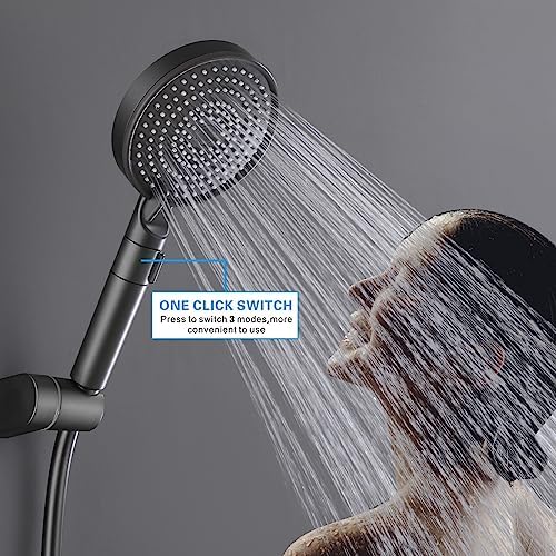 High Pressure Handheld Shower Head with 3 Modes 1