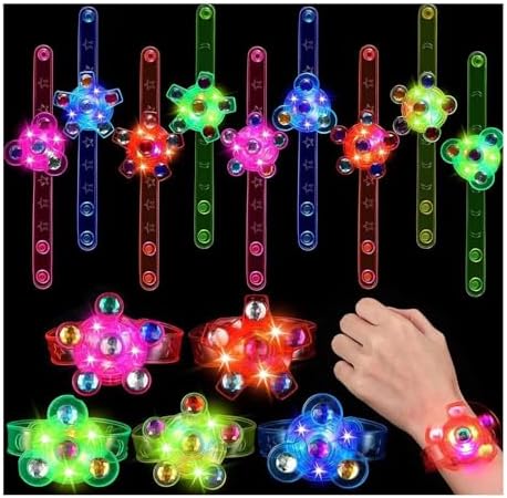 Light Up Bracelets for Kids 10 Pack Party Favors