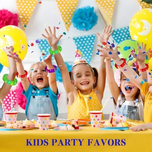 Orange 36 Pack Light Up Party Favors with Glow Sticks