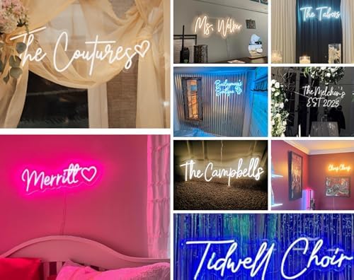 Custom Neon Sign for Birthday Wedding and Home Decor