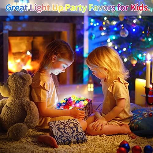 65 Piece Glow in the Dark Party Favor Rings Set