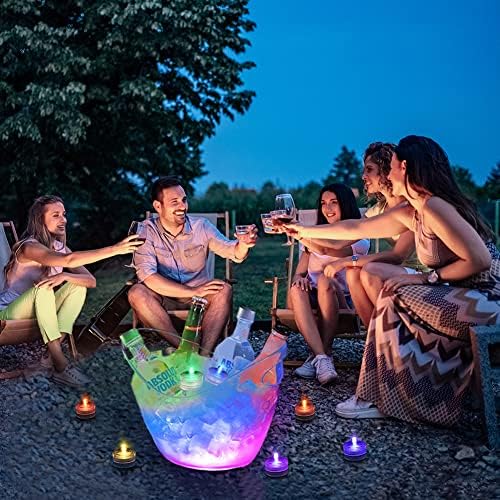 Purple Submersible LED Lights 12 Pack