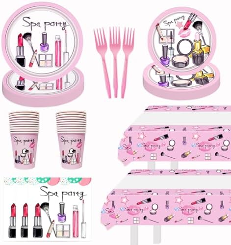 122pcs Spa Party Tableware Kit - 20 Guests