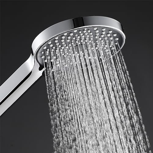 Uwerembfm Handheld Shower Head 3 Function High Pressure Chrome