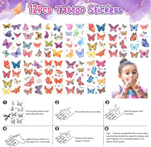 Winrayk Butterfly Party Favor Multi-Item Pack
