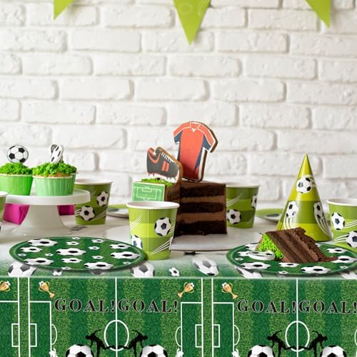 Soccer Party Tableware Set - Serves 20