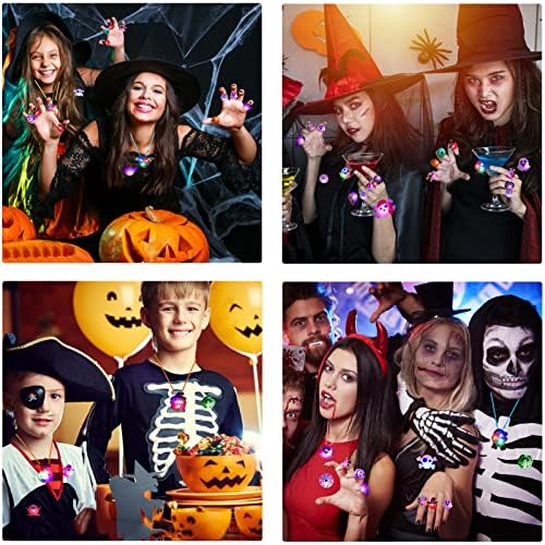 DIYASY 63 Pcs Halloween Party Favors Set