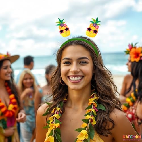KatchOn Hawaiian Headbands Pack of 18