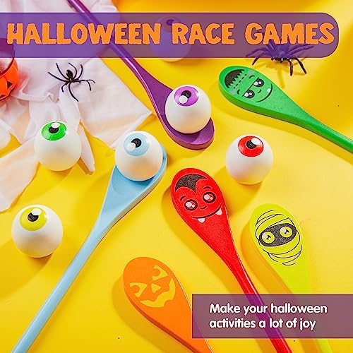 JOYIN Halloween Egg and Spoon Race Game Set