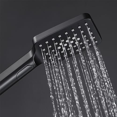 Matte Black Handheld Shower with 3 Functions