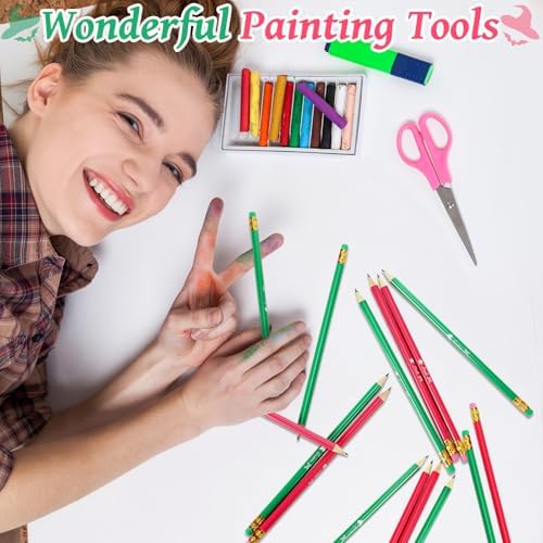 Tenceur 36 Pcs Wizard Themed Wooden Pencils