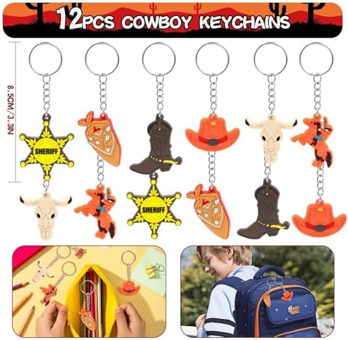 Western Cowboy Party Favors 72Pcs Multi-Item Kit