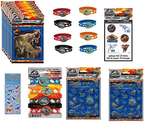 Unique Jurassic World Party Favor Bundle Pack