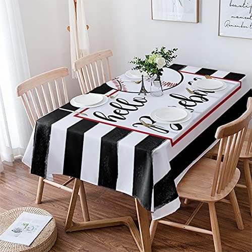 Rectangle Tablecloth Waterproof Stainproof for Dining Party Wedding